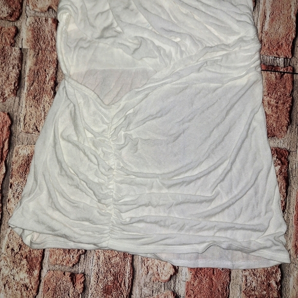 BCBGMaxAzria One-Shoulder Top - White - Picture 8 of 16